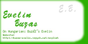 evelin buzas business card